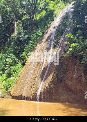 los Cocos Wasserfall in samana in der dominikanischen republik Stockfoto