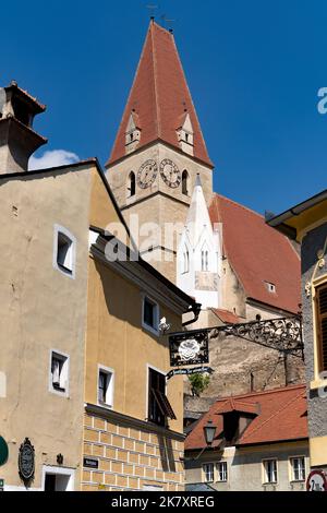 Weissenkirchen in der Wachau, Niederösterreich Stockfoto