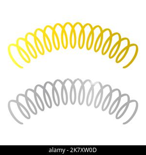 Silhouette des Frühlings-Symbolvektors isoliert auf weißem Hintergrund Stock Vektor
