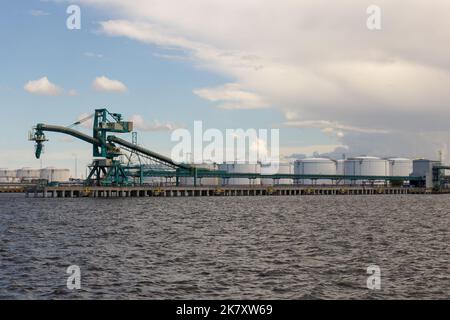 Chemische Fracht-Terminal Stockfoto