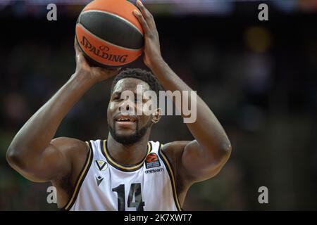 2022 10 18. Kaunas, Litauen. Basketball. Euroleague. Zalgiris Kaunas - Virtus Segafredo Bologna - 68 - 65. Stockfoto