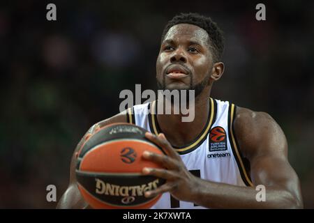 2022 10 18. Kaunas, Litauen. Basketball. Euroleague. Zalgiris Kaunas - Virtus Segafredo Bologna - 68 - 65. Stockfoto