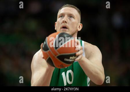 2022 10 18. Kaunas, Litauen. Basketball. Euroleague. Zalgiris Kaunas - Virtus Segafredo Bologna - 68 - 65. Stockfoto