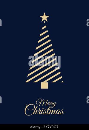 Happy Holidays Card. Vektorgrafik Stock Vektor