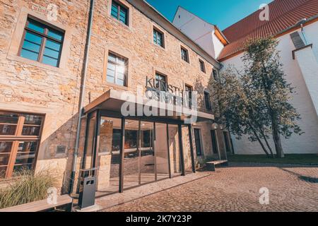 24. Juli 2022, Osnabrück, Deutschland: Eingang zur Kunsthalle in Osnabrück Stockfoto