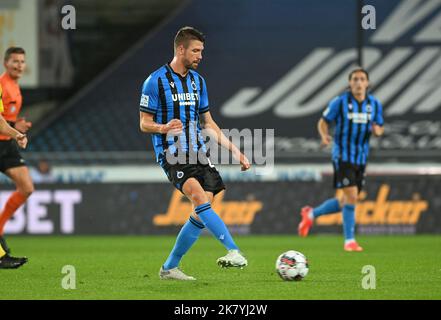 Brugges, Belgien. 19. Oktober 2022. Brandon Mechele (44) vom Club Brugge im Bild während eines Fußballspiels der ersten Liga von Jupiler Pro League zwischen dem Club Brugge KV und Sint-Truidense VV am Spieltag 13. in der Saison 2022-2023, am Mittwoch, den 19. Oktober 2022 in Brügge, Belgien. PHOTO SPORTPIX | DAVID CATRY Credit: David Catry/Alamy Live News Stockfoto