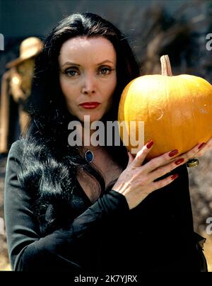 Carolyn Jones Television: The Addams Family (TV-Serie) Charaktere: Morticia Frump Addams USA 1964-1966, 18. September 1964 **WARNUNG** Dieses Foto ist nur für redaktionelle Verwendung bestimmt und unterliegt dem Copyright von ABC und/oder dem von der Film- oder Produktionsfirma beauftragten Fotografen und kann nur durch Publikationen im Zusammenhang mit der Bewerbung des oben genannten Films reproduziert werden. Eine obligatorische Gutschrift an ABC ist erforderlich. Der Fotograf sollte auch bei Bekanntwerden des Fotos gutgeschrieben werden. Ohne schriftliche Genehmigung der Film Company kann keine kommerzielle Nutzung gewährt werden. Stockfoto