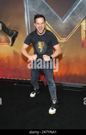 19. Oktober 2022: JAYDEN RODRIGUES nimmt an der Sydney-Premiere von „Black Adam“ im Hoyts Entertainment Quarter in Sydney, NSW Australien Teil (Foto: © Christopher Khoury/Australian Press Agency via ZUMA Wire) Stockfoto