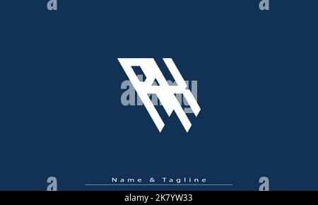 Alphabet Buchstaben Initialen Monogramm Logo RK , KR Stock Vektor