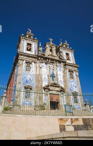 Kirche Santo Ildefonso, Porto, Portugal. Stockfoto