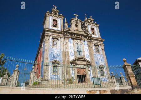 Kirche Santo Ildefonso, Porto, Portugal. Stockfoto