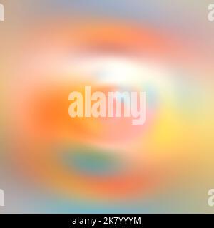 Abstrakter Kreis verschwommener Hintergrund, Orange und Gelb. Stockfoto
