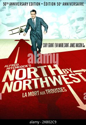 Cary Grant Film: North by Northwest (USA 1959) Charaktere: Roger O. Thornhill Regie: Alfred Hitchcock 17 July 1959 **WARNUNG** Dieses Foto ist nur für redaktionelle Zwecke bestimmt und unterliegt dem Copyright von MGM und/oder dem von der Film- oder Produktionsfirma beauftragten Fotografen und kann nur durch Publikationen im Zusammenhang mit der Bewerbung des oben genannten Films reproduziert werden. Eine obligatorische Gutschrift an MGM ist erforderlich. Der Fotograf sollte auch bei Bekanntwerden des Fotos gutgeschrieben werden. Ohne schriftliche Genehmigung der Film Company kann keine kommerzielle Nutzung gewährt werden. Stockfoto