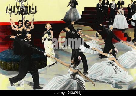 Marilyn Monroe Film Gentlemen bevorzugen Blondes (USA 1953) Charaktere: Lorelei Lee Regie: Howard Hawks 01. Juli 1953 **WARNUNG** dieses Foto ist nur für redaktionelle Zwecke bestimmt und unterliegt dem Copyright von 20TH CENTURY FOX und/oder dem Fotografen, der von der Film or Production Company zugewiesen wurde. Es kann nur durch Veröffentlichungen in Verbindung mit der Werbung für den oben genannten Film reproduziert werden. Eine obligatorische Gutschrift für 20TH CENTURY FOX ist erforderlich. Der Fotograf sollte ebenfalls angerechnet werden, wenn er bekannt ist. Ohne schriftliche Genehmigung der Film Company kann keine kommerzielle Nutzung gewährt werden. Stockfoto