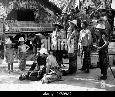 Virginia McKenna Film: Eine Stadt wie Alice (1950) Charaktere: Jean Paget Regie: Jack Lee 06 March 1956 **WARNUNG** Dieses Foto ist nur für redaktionelle Zwecke bestimmt und unterliegt dem Copyright von RANK und/oder des Fotografen, der von der Film- oder Produktionsfirma beauftragt wurde und darf nur von Publikationen im Zusammenhang mit der Bewerbung des oben genannten Films reproduziert werden. Eine obligatorische Gutschrift für RANG ist erforderlich. Der Fotograf sollte auch bei Bekanntwerden des Fotos gutgeschrieben werden. Ohne schriftliche Genehmigung der Film Company kann keine kommerzielle Nutzung gewährt werden. Stockfoto