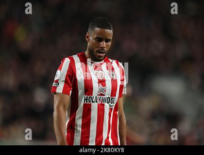 Brentford, London, Großbritannien. 19.. September 2022; GTECH Community Stadium, Brentford, London, England; Premier League Football, Brentford versus Chelsea: Zanka of Brentford Credit: Action Plus Sports Images/Alamy Live News Stockfoto