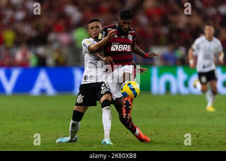 Rio De Janeiro, Brasilien. 20. Oktober 2022. RODINEI von Flamengo während des Spiels zwischen Flamengo und Corinthians im Rahmen des Copa do Brasil 2022 Finales im Maracana Stadium am 20. Oktober 2022 in Rio de Janeiro, Brasilien. Kredit: Ruano Carneiro/Carneiro Images/Alamy Live Nachrichten Stockfoto