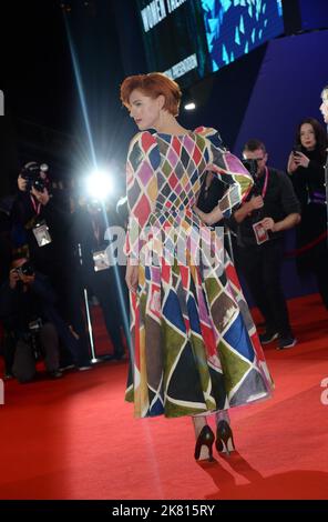 Foto muss gutgeschrieben werden ©Alpha Press 078237 12/10/2022 Jessie Buckley Women Talking Premiere während des BFI British Film Institute London Film Festival 66. in London Stockfoto