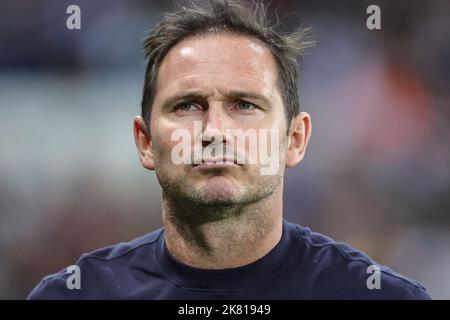 Newcastle, Großbritannien. 20. Oktober 2022. Frank Lampard Manager von Everton während des Premier League Spiels Newcastle United gegen Everton im St. James's Park, Newcastle, Großbritannien, 19.. Oktober 2022 (Foto von Mark Cosgrove/News Images) in Newcastle, Großbritannien am 10/20/2022. (Foto von Mark Cosgrove/News Images/Sipa USA) Quelle: SIPA USA/Alamy Live News Stockfoto