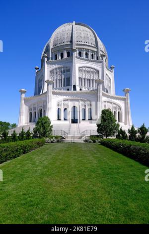 Bahai Tempel, House of Worship, Wilmette, Illinois, USA Stockfoto