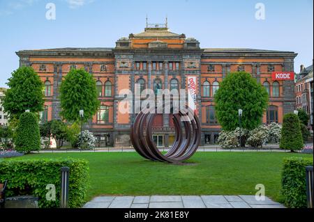 Das Westnorwegische Museum für Dekorative Kunst in Bergen, Norwegen Stockfoto