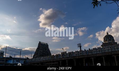 Ekambareswarar Tempel (Ekambaranathar Tempel) ist ein Hindu-Tempel der Gottheit Shiva gewidmet, in der Stadt Kanchipuram in Tamil Nadu, Indien Stockfoto