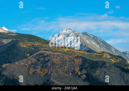 Blanca Mountain der Sangre de Cristo Bergkette in Colorado Stockfoto