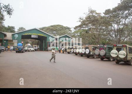 NGORONGORO PARK TANSANIA Stockfoto