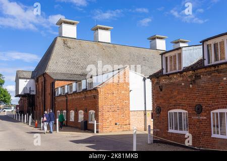 Snape Maltings Lagerhäuser bei Snape Maltings Snape Suffolk England GB Europa Stockfoto