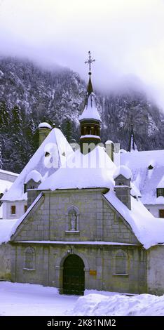 Frankreich, Isere (38) Naturpark von Chartreuse, Grande Chartreuse Kloster Stockfoto