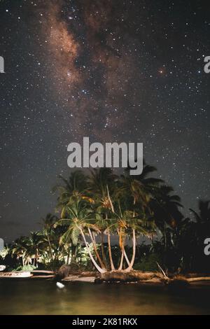 Milky Way in Tropics Stockfoto