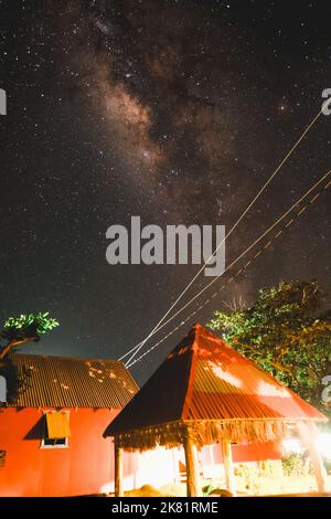 Milky Way in Tropics Stockfoto