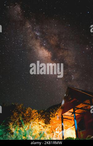 Milky Way in Tropics Stockfoto