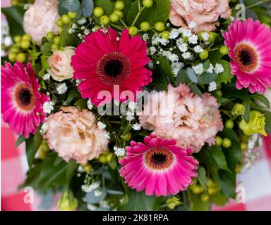 Bouquet aus frischen Frühlingsblumen Stockfoto