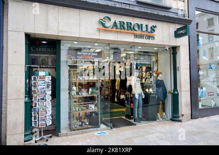 carrolls irische Geschenke Souvenirladen grafton Street dublin republik irland Stockfoto