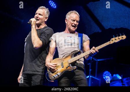 Sting und sein Sohn Joe Sumner treten am 19. Oktober 2022 live in Oslo auf Stockfoto