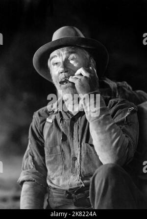 Walter Huston Film: Der Schatz der Sierra Madre (USA 1948) Charaktere: Howard / Literaturverfilmung (nach dem Buch von B. Traven) Regie: John Huston 15 January 1948 **WARNUNG** Dieses Foto ist nur für redaktionelle Zwecke bestimmt und unterliegt dem Copyright von WARNER BROS. Und/oder des Fotografen, der von der Film- oder Produktionsfirma beauftragt wurde und nur durch Publikationen im Zusammenhang mit der Bewerbung des oben genannten Films reproduziert werden kann. Eine obligatorische Gutschrift an WARNER BROS. Ist erforderlich. Der Fotograf sollte auch bei Bekanntwerden des Fotos gutgeschrieben werden. Eine kommerzielle Nutzung kann ohne schriftliche Genehmigung von Th Stockfoto