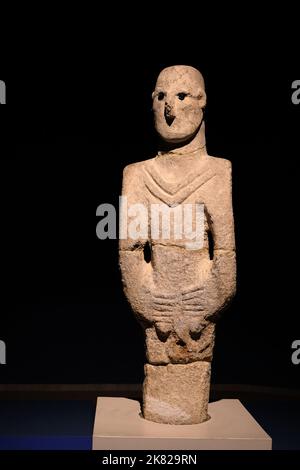 Şanlıurfa Museum (türkisch: Şanlıurfa Müzesi) ist ein archäologisches Museum in Şanlıurfa, Türkei. Etwa 10,000 Artefakte werden im Şanlıurfa ausgestellt Stockfoto