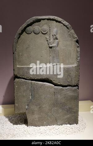 Şanlıurfa Museum (türkisch: Şanlıurfa Müzesi) ist ein archäologisches Museum in Şanlıurfa, Türkei. Etwa 10,000 Artefakte werden im Şanlıurfa ausgestellt Stockfoto