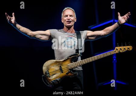 Sting tritt am 19. Oktober 2022 live in Oslo auf Stockfoto