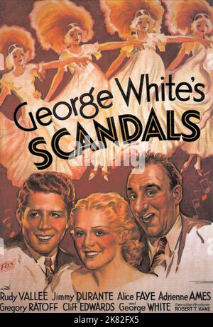 Filmposter Film George White's 1935 Scandals (1931) Regie: George White, Harry Lachman 29. März 1935 **WARNUNG** dieses Foto ist nur für redaktionelle Zwecke bestimmt und unterliegt dem Copyright der FOX Film CORPORATION und/oder des von der Film or Production Company beauftragten Fotografen und kann nur durch Veröffentlichungen in Verbindung mit der Werbung für den oben genannten Film reproduziert werden. Eine obligatorische Gutschrift an die FOX Film CORPORATION ist erforderlich. Der Fotograf sollte ebenfalls angerechnet werden, wenn er bekannt ist. Ohne schriftliche Genehmigung der Film Company kann keine kommerzielle Nutzung gewährt werden. Stockfoto