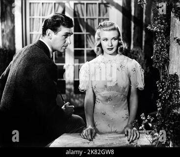 Douglas Fairbanks Jr. & Ginger Rogers Film: Having Wonderful Time (1938) Charaktere: Chick Kirkland, Teddy Shaw Regie: Alfred Santell 01 July 1938 **WARNUNG** Dieses Foto ist nur für redaktionelle Verwendung bestimmt und unterliegt dem Copyright von RKO und/oder dem von der Film- oder Produktionsfirma beauftragten Fotografen und kann nur durch Publikationen im Zusammenhang mit der Bewerbung des oben genannten Films reproduziert werden. Eine obligatorische Gutschrift an RKO ist erforderlich. Der Fotograf sollte auch bei Bekanntwerden des Fotos gutgeschrieben werden. Ohne schriftliche Genehmigung der Film Company kann keine kommerzielle Nutzung gewährt werden. Stockfoto