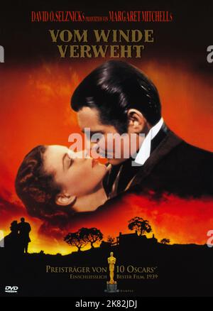 Vivien Leigh & Clark Gable Film Gone With the Wind (USA 1939) Regie: Victor Fleming 15. Dezember 1939 **WARNUNG** dieses Foto ist nur für redaktionelle Zwecke bestimmt und unterliegt dem Urheberrecht von MGM und/oder dem Fotografen, der von der Film- oder Produktionsgesellschaft beauftragt wurde. Es kann nur durch Veröffentlichungen in Verbindung mit der Werbung für den oben genannten Film reproduziert werden. Eine obligatorische Gutschrift an MGM ist erforderlich. Der Fotograf sollte ebenfalls angerechnet werden, wenn er bekannt ist. Ohne schriftliche Genehmigung der Film Company kann keine kommerzielle Nutzung gewährt werden. Stockfoto