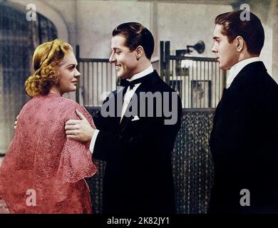 Alice Saye, Jack Haley & Tyrone Power Film: Alexander'S Ragtime Band (1938) Charaktere: Stella Kirby,Davey Lane & Roger Grant ak Alexander Regie: Henry King 24 May 1938 **WARNUNG** Dieses Foto ist nur für den redaktionellen Gebrauch bestimmt und unterliegt dem Copyright von 20 CENTURY FOX und/oder des Fotografen, der von der Film- oder Produktionsfirma beauftragt wurde, und kann nur durch Publikationen im Zusammenhang mit der Bewerbung des oben genannten Films reproduziert werden. Eine obligatorische Gutschrift an 20 CENTURY FOX ist erforderlich. Der Fotograf sollte auch bei Bekanntwerden des Fotos gutgeschrieben werden. Eine kommerzielle Nutzung kann ohne schriftliche Genehmigung von Th Stockfoto