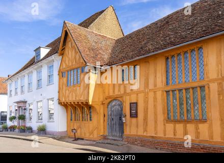 Little Hall Museum Lavenham Market Place Lavenham Suffolk England GB Europa Stockfoto