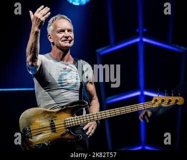 Sting tritt am 19. Oktober 2022 live in Oslo auf Stockfoto