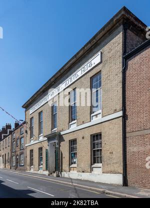 The Assembly Rooms, ehemals Subscription Rooms and Literary Institute, Yorkersgate, Malton, North Yorkshire, Yorkshire, England, Großbritannien Stockfoto