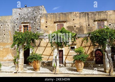 Kloster Arkadi, Kreta, Griechenland, Europa Stockfoto
