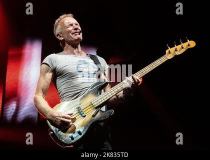 Sting tritt am 19. Oktober 2022 live in Oslo auf Stockfoto