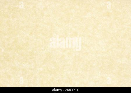 Beigefarbenes Papier mit abstrakter Hintergrundstruktur. Vollformat Stockfoto